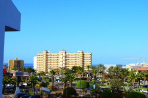 Sunny Summerland Los Cristianos, ap with city and ocean view